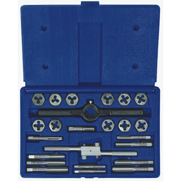 Irwin IRWIN Fractional Tap And Hex Die Set, 24-Piece