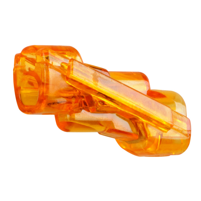 Ideal Industries SpliceLine® In-Line Wire Connector, Model 42 Orange, Bag of 10