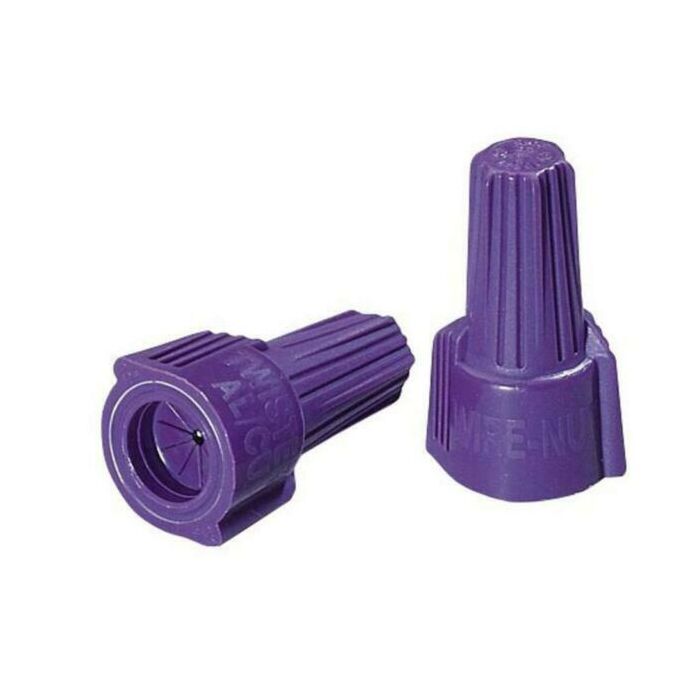 Ideal Industries Twister Al-Cu Wire Connectors (Purple - 10pk)
