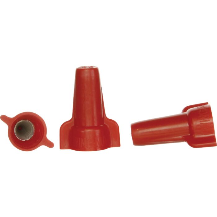 Ideal Industries Ideal Wing-Nut Medium Red Copper to Copper Wire Connector (100-Pack)