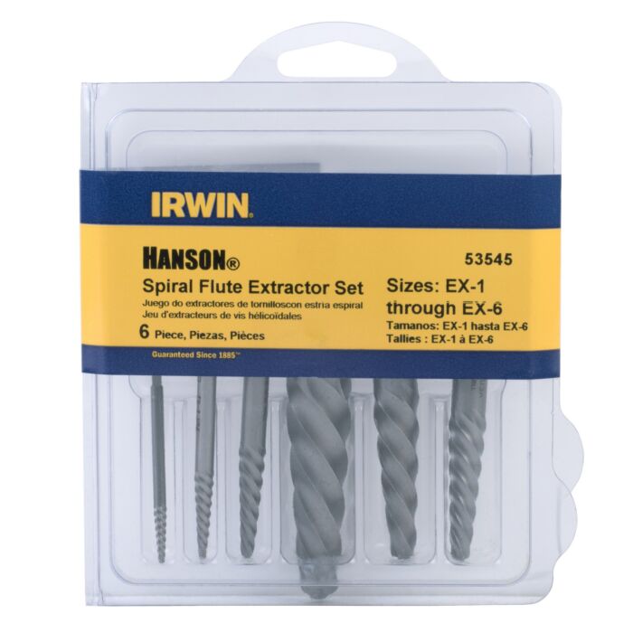 Irwin IRWIN Spiral Flute Screw Extractors - 535/524 Series Set
