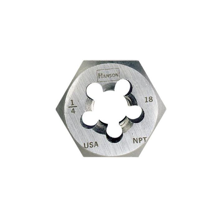 Irwin IRWIN® 1/4 - 18 NPT 5/8 in 1-1/4 in Hexagon Die