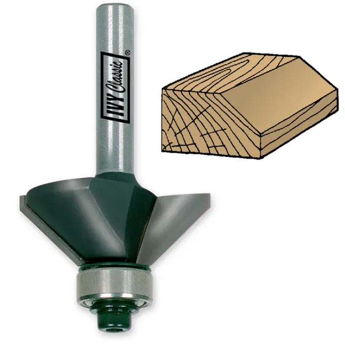 Ivy Classic 45-degree Chamfer Router Bit