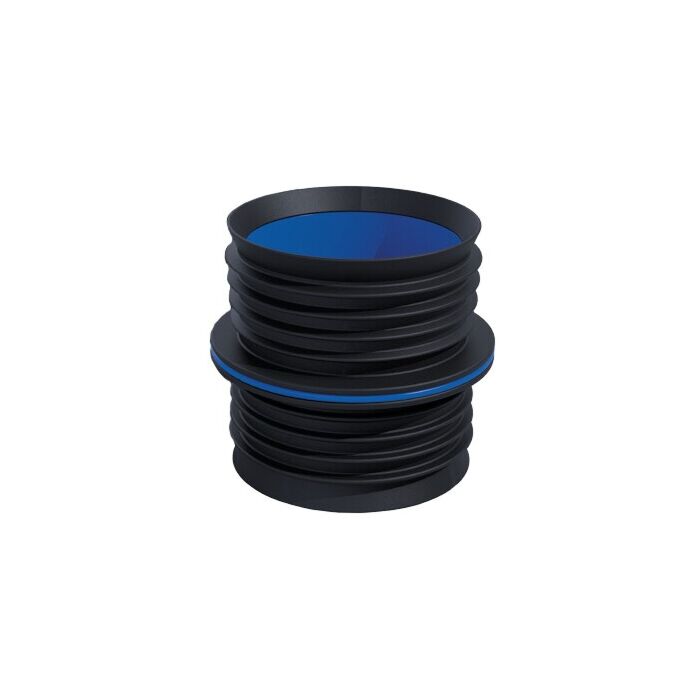 Fernco 4 in ABS Black Drain Coupler