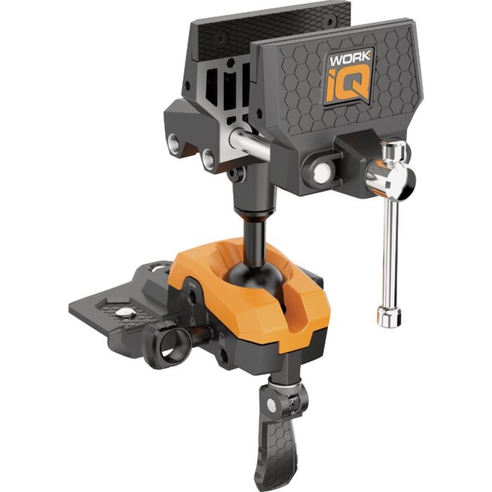 Work IQ Tools IQ Vise 360-Degree Articulating Bench Vise