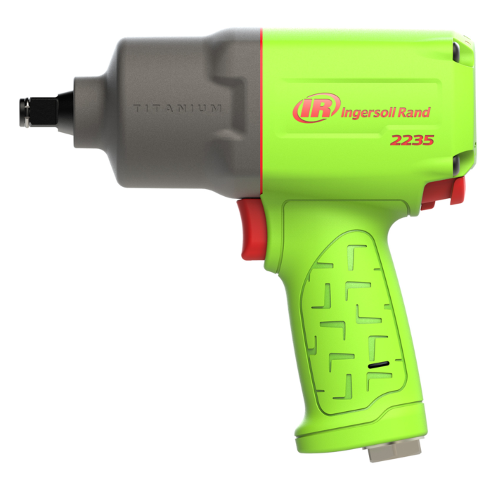 Ingersoll Rand 1/2" Air Impact Wrench, 1350 ft-lbs Nut-busting Torque Pistol Grip, Green