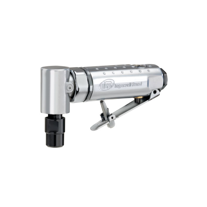 Ingersoll Rand Air Angle Die Grinder, 21,000 RPM, 0.25 HP, 1/4" Collet, Front Exhaust
