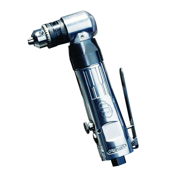 Ingersoll Rand 3/8" Keyed Chuck, Right Angle Reversible Air Drill, 1800 RPM, 033 HP