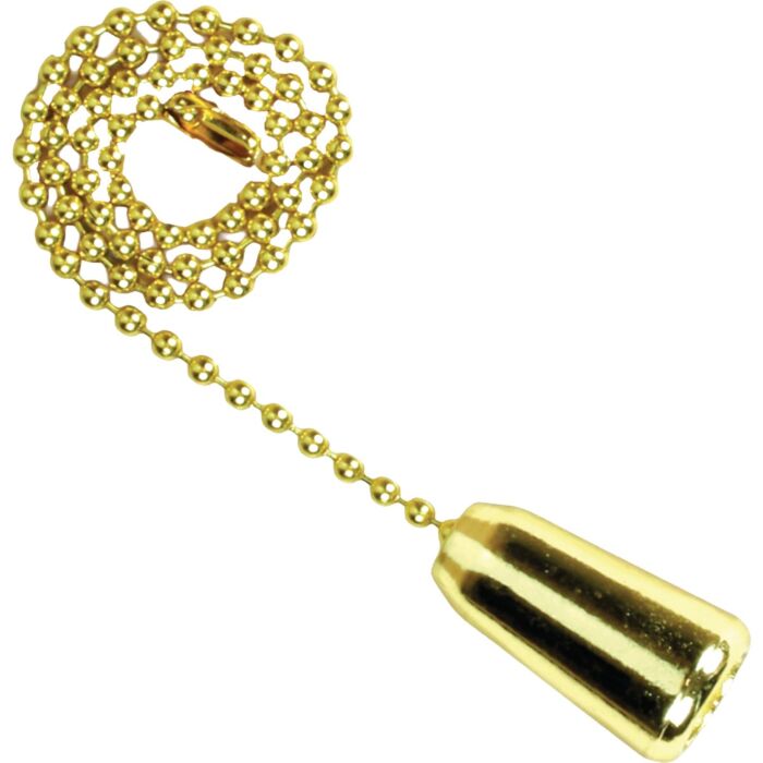 Jandorf 12 In. Pull Chain with Solid Brass Teardrop