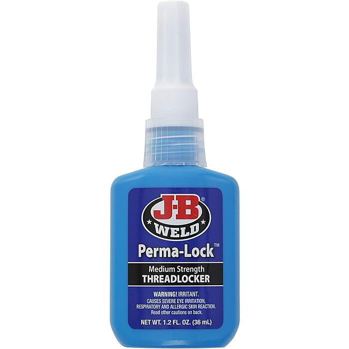 J-B WELD Perma-Lock Blue Medium Strength Threadlocker 36 mL