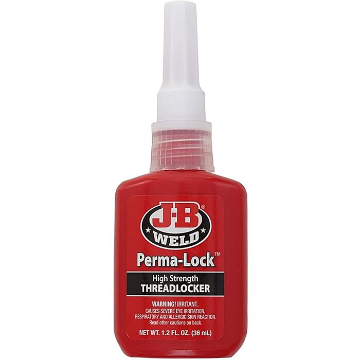 J-B WELD Perma-Lock Red High Strength Threadlocker 36 mL
