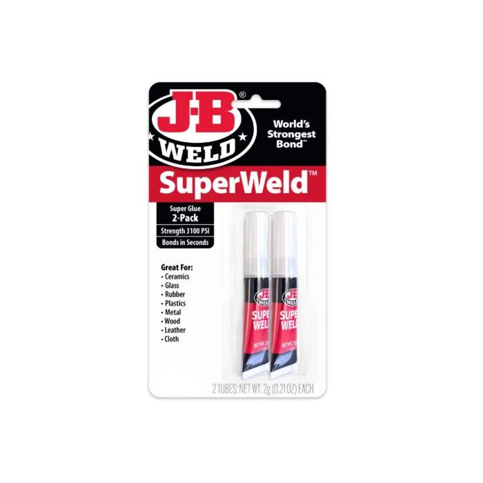 J-B WELD SuperWeld Instant Adhesive, 2pk