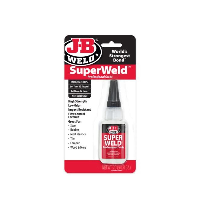 J-B WELD SuperWeld Instant Adhesive, 20g