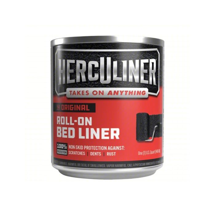 J-B Weld PEAK Herculiner Brush-On Bed Liner (Gloss - Black) 1 qt
