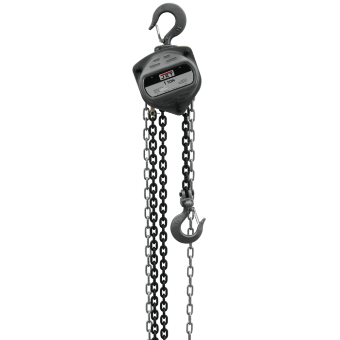 Jet Tools 1-Ton Hand Chain Hoist with 10' Lift | S90-100-10
