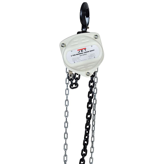 Jet Tools 2-Ton Hand Chain Hoist with 10' Lift | S90-200-10