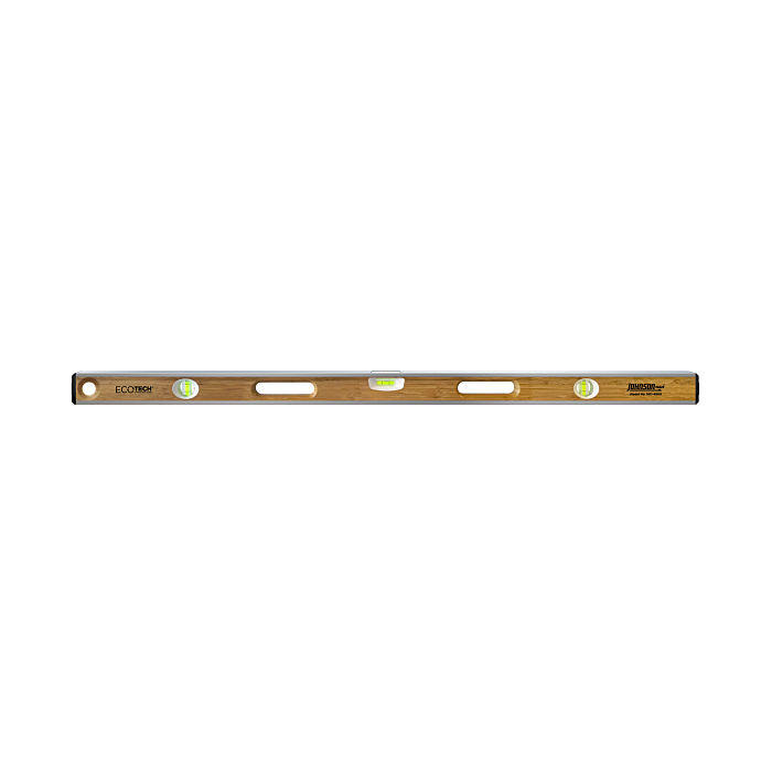 Johnson Level 48 in. Bamboo Box Beam Level w/ Block Vials