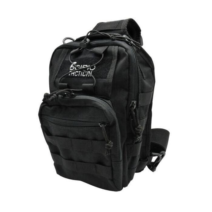 Scipio Elite 600D Polyester Black Sling Bag