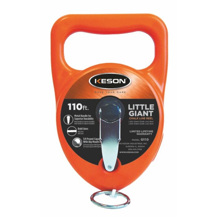 KESON® Braided 110 ft Poly Synthetic Chalk Reel