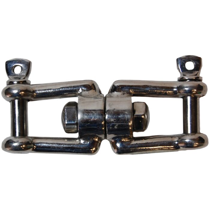 1/4 in 850 lb Hot Dipped Galvanized Jaw & Jaw Swivel