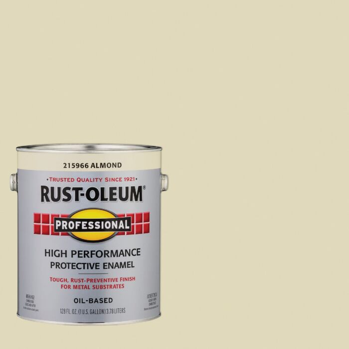 Rust-Oleum Professional Oil-Based Gloss VOC Formula Rust Control Enamel, Almond, 1 Gal.