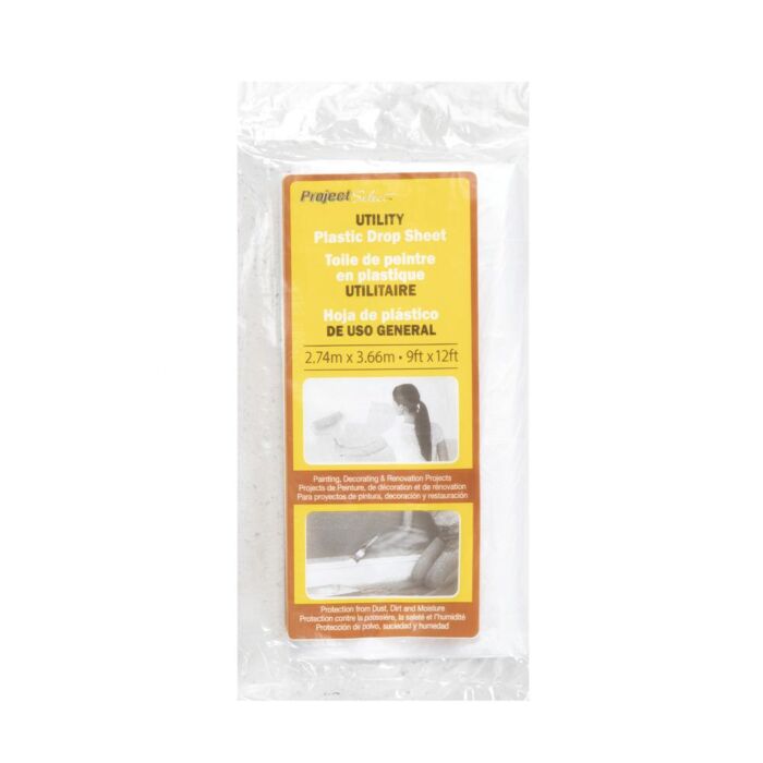 Drop Cloth 0.3mil 9'x12' Plastic