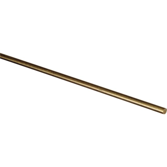 HILLMAN Hillman Steelworks Brass 1/8 In. X 3 Ft. Solid Rod