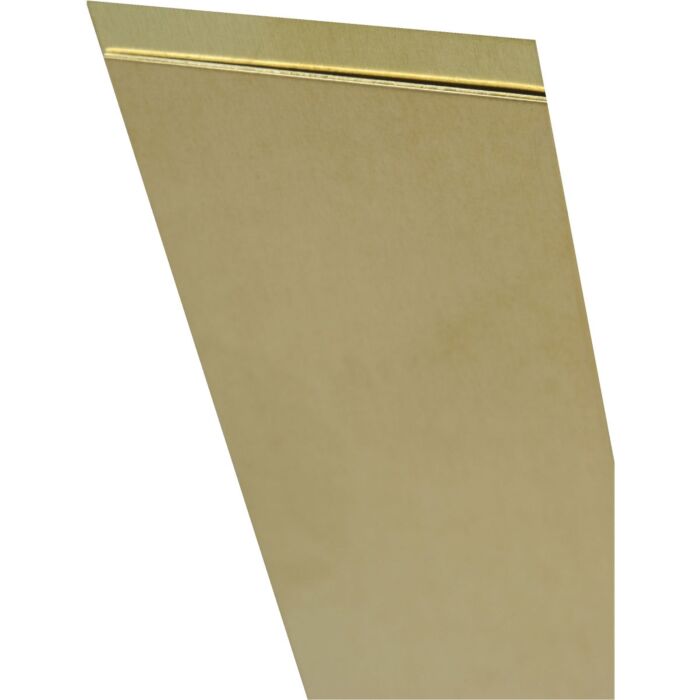 K&S 4 In. x 10 In. x .005 In. Brass Sheet Stock