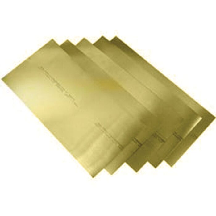 K&S Brass Shim (Brass) Assorted x 4" x 10"