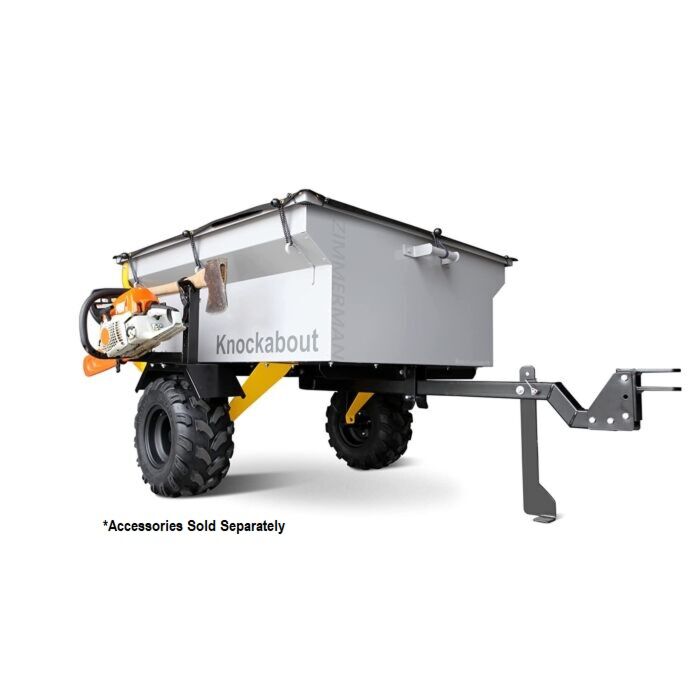 Knockabout 18 cu-ft 2000 lb ATV/UTV Tow-Behind Dump Trailer