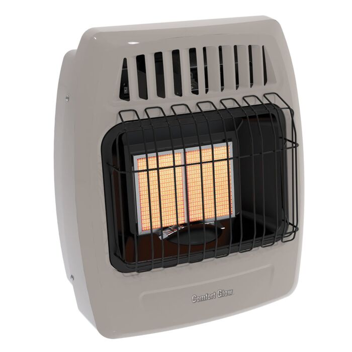 Comfort Glow Propane/Natural Gas Vent-Free Wall Heater - 12,000 BTU