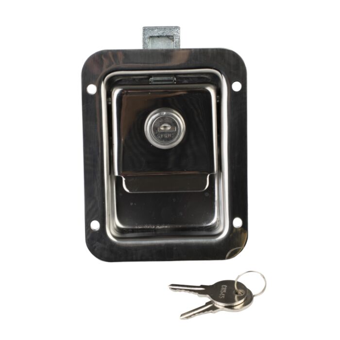 Buyers 4-3/4 in 3.63 in SS Junior Single Point Locking Paddle Latch