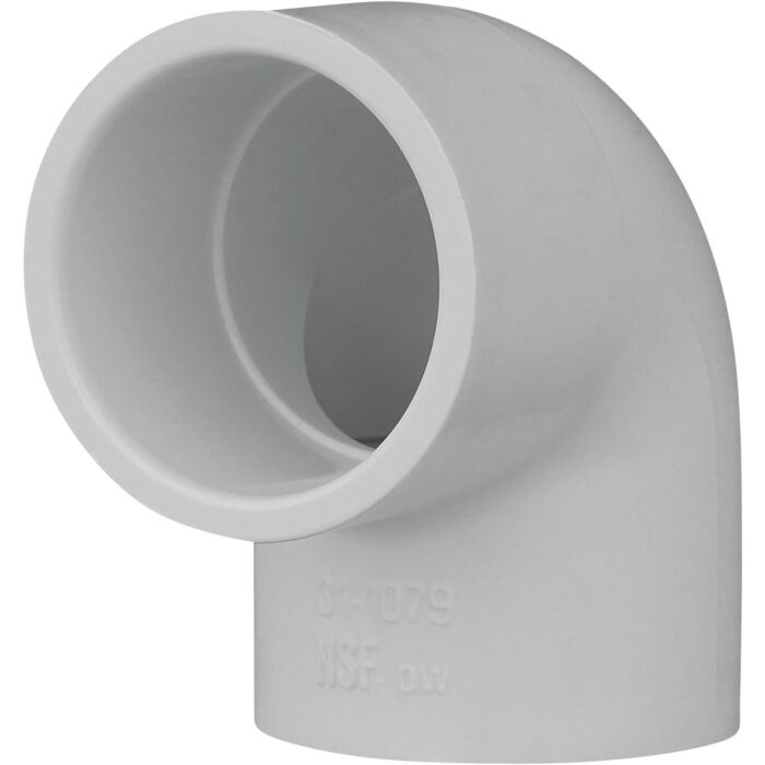 Charlotte Pipe 1 In. Slip x Slip Schedule 40 90 Deg. PVC Elbow (1/4 Bend)