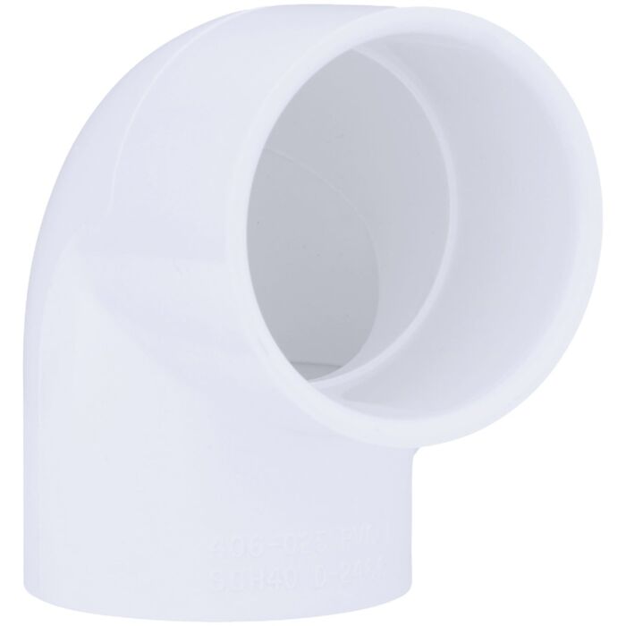IPEX Charlotte Pipe 2-1/2 In. Slip x Slip Schedule 40 90 Deg. PVC Elbow (1/4 Bend)