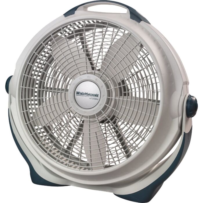 Lasko 3-Speed Wind Machine Air Circulator Fan (Gray) 20 in.