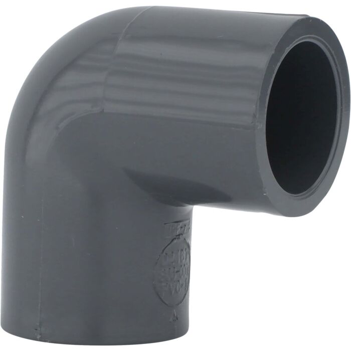 Charlotte Pipe 3/4 In. Slip x Slip Schedule 80 90 Deg. PVC Elbow (1/4 Bend)