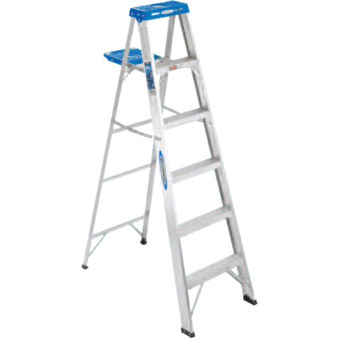 Werner Type I Aluminum Step Ladder - 3 ft