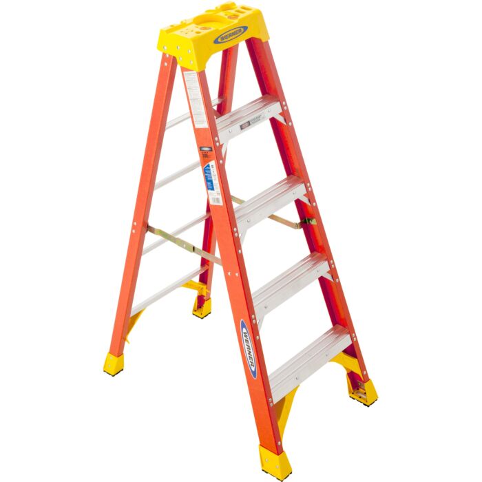 Werner Type IA Fiberglass Step Ladder - 5 ft