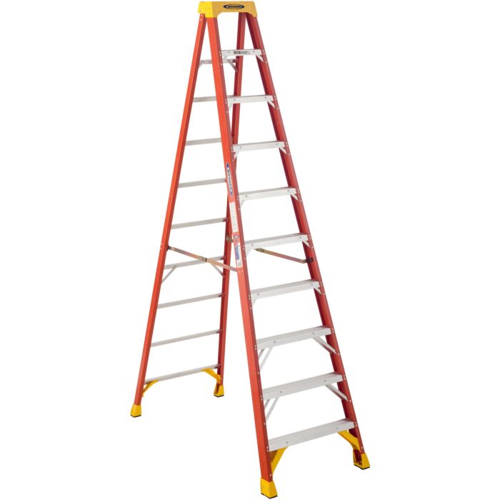Werner Type IA Fiberglass Step Ladder - 10 ft