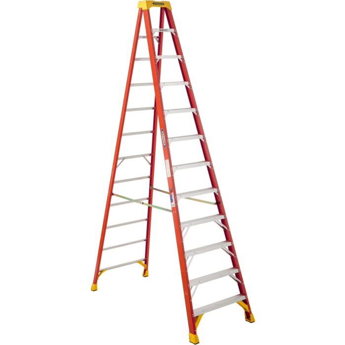 Werner Type IA Fiberglass Step Ladder - 12 ft