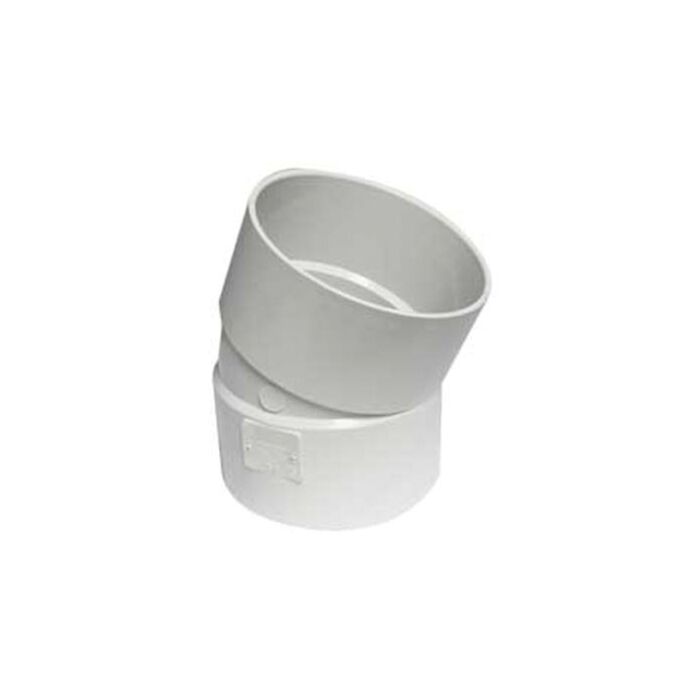 Canplas 6 in Hub PVC Pipe Elbow