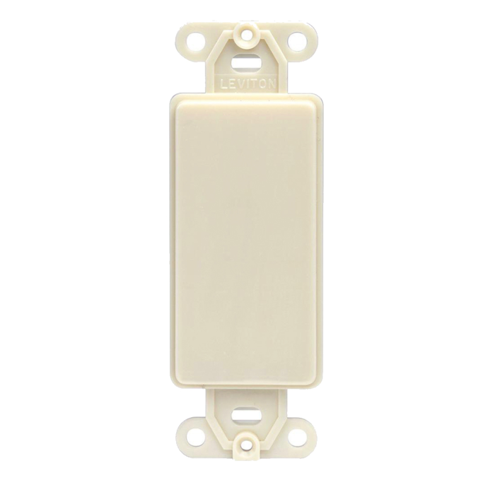 Leviton 1-Gang Decora Blank Insert (Ivory)