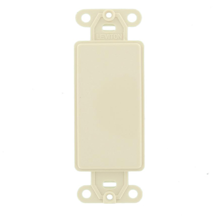 Leviton 1-Gang Decora Blank Insert (Light Almond)