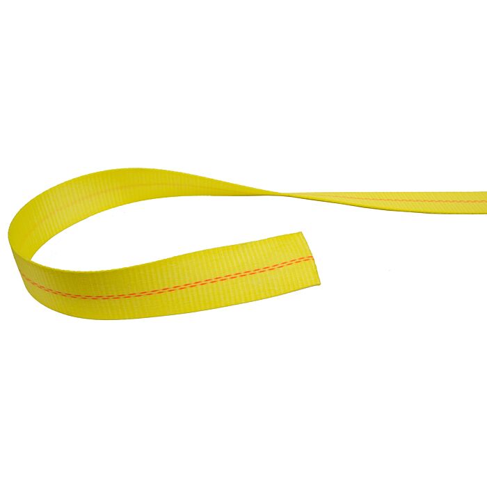 Ancra Cargo 2"- 6,000 lb. WLL - Yellow - Unstenciled Webbing, 100 YD Roll