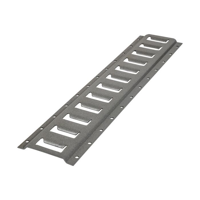 Buyers Products Carbon Steel Powdercoated E-Track (Gunmetal Gray)