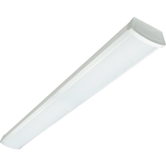 Satco LED 4 ft.- Ceiling Wrap - 40W - 4000K - White Finish - 100-277V