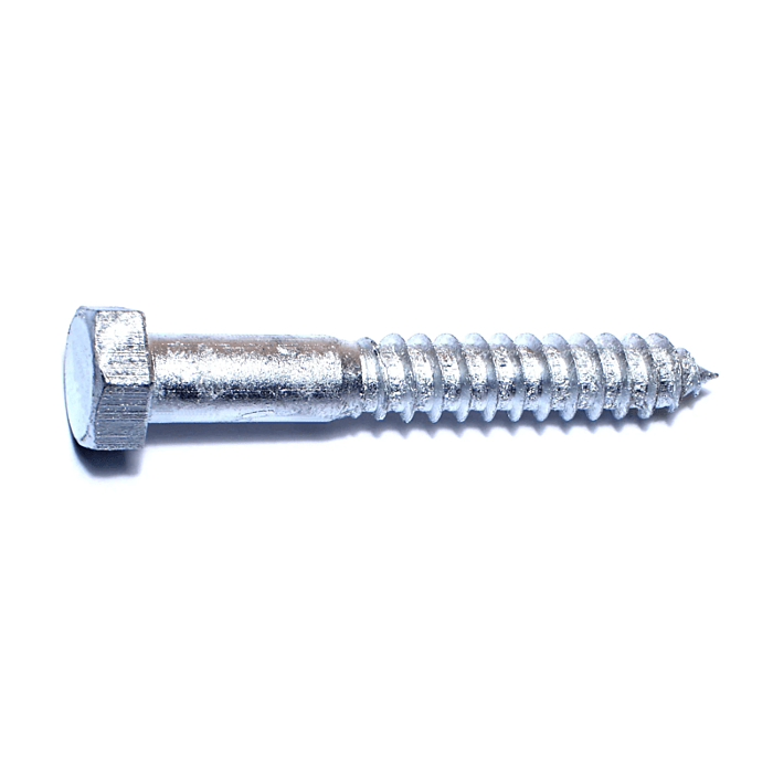 1/2" x 3-1/2" Hex Head, Lag Screw, Galvanized 