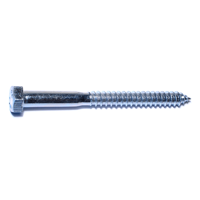 1/2" x 5-1/2" Hex Head, Lag Screw, Zinc 