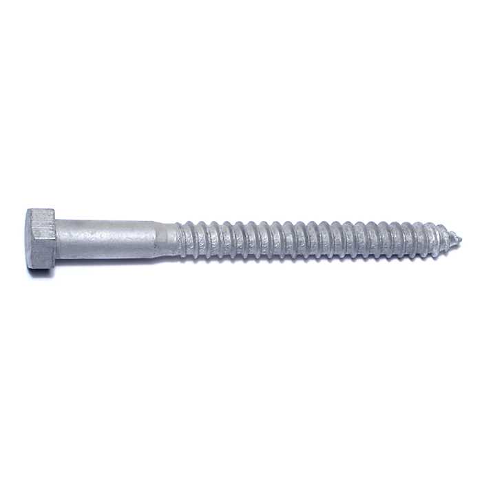 1/2" x 5-1/2" Hex Head, Lag Screw, Galvanized 
