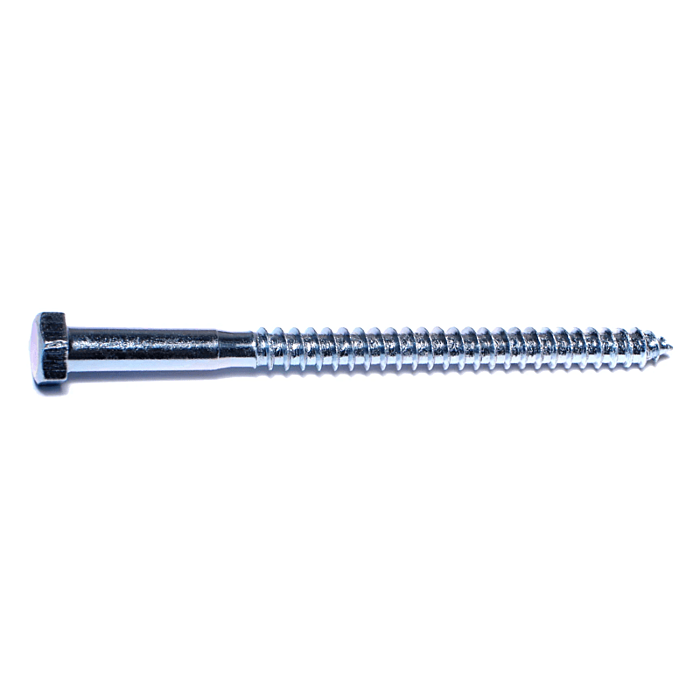 3/8" x 5-1/2" Hex Head, Lag Screw, Zinc 